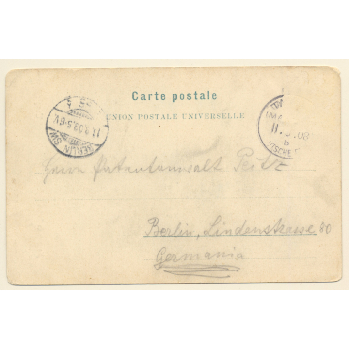 Tanger / Morocco: Mosquée Du Sultan (Vintage PC 1908)