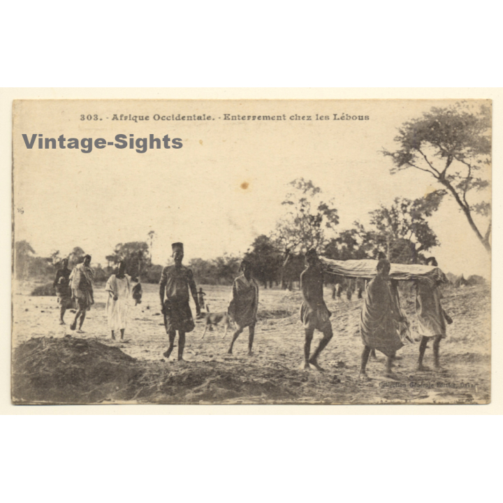 Senegal: Enterrement Chez Les Lébous / Ethnic (Vintage PC Fortier)