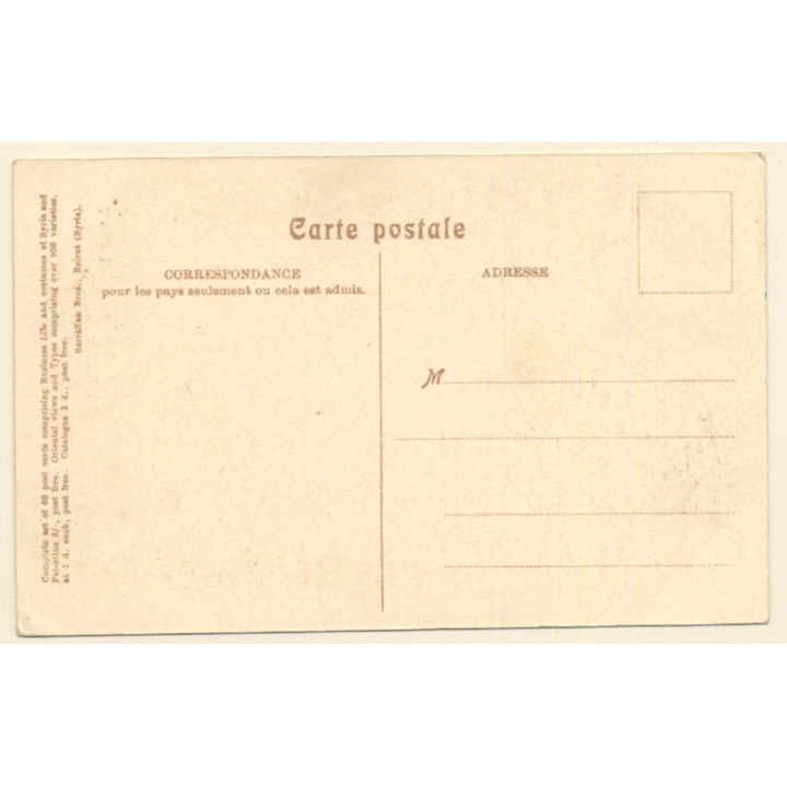 Beirut / Lebanon: Promenade Des Pins (Vintage PC ~1910s/1920s)