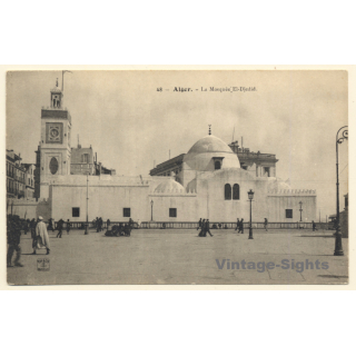 Algiers / Algeria: La Mosquée El-Djedid (Vintage PC ~1900s/1910s)