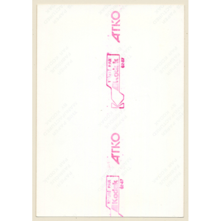 Erotic Study: Nude Female Showers Black Girlfriend (Vintage Photo France ~1980s)