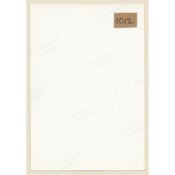 Erotic Study: Rear View Of Slim Nude Putting On Negligee / Butt (Vintage Photo France ~1980s)