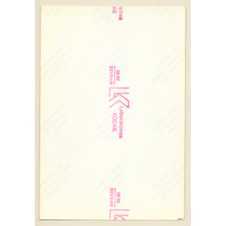 BDSM Study: Semi Nude Female Awaits Spanking By Mistress (Vintage Photo France ~1980s)