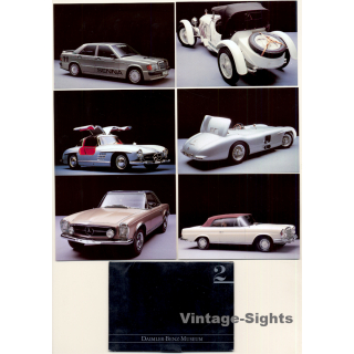 Daimler Benz Museum 2 / Mercedes (Set Of 6 Postcards ~2000s)