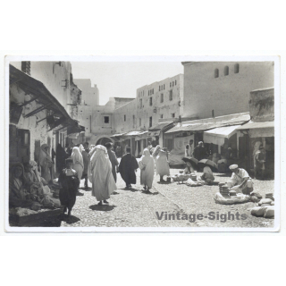 Tetuan / Morocco: Street Vendors - Berber - Nomads (Vintage RPPC 1933)