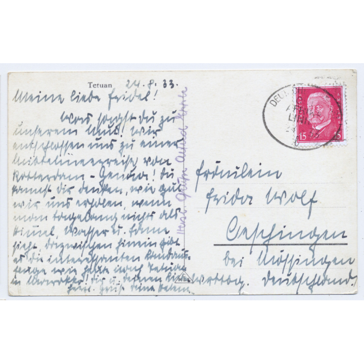 Tetuan / Morocco: Street Vendors - Berber - Nomads (Vintage RPPC 1933)