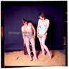 Erotic Study: Topless Female With Skull & Man In Bondage (Vintage Diapositive KORENJAK 1970s/1980s)