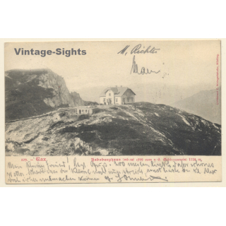 Austria: Habsburghaus / Mountain Panorama (Vintage PC 1903)