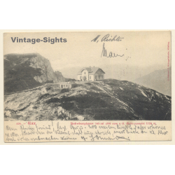 Austria: Habsburghaus / Mountain Panorama (Vintage PC 1903)