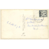 Saint Eloi / France: Miner With Miner's Lamp (Vintage RPPC ~1950s)