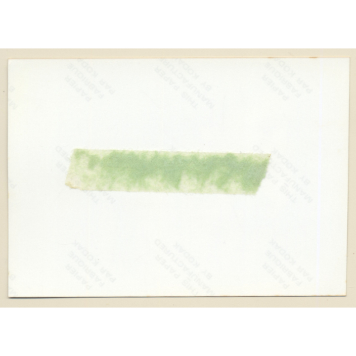 Erotic Study: Nude Brunette Female Relaxing On Bed (Vintage Photo ~1980s)