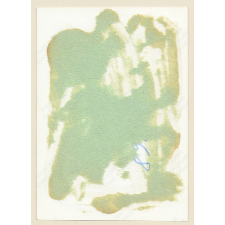 Erotic Study: Smoking Semi Nude In Wicker Chair (Vintage Photo ~1980s)