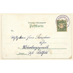 Kaiser Wilhelm II. / Geburtstagsgruß (Vintage PC Litho 1899)