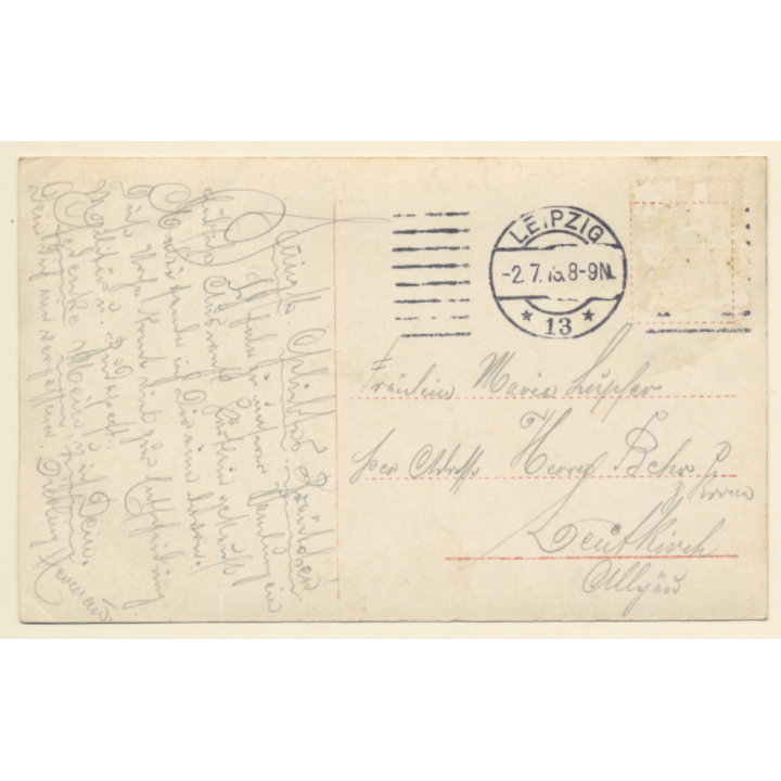 Eisernes Kreuz 1813-1913 Mit Gott Für König Vaterland (Vintage RPPC)