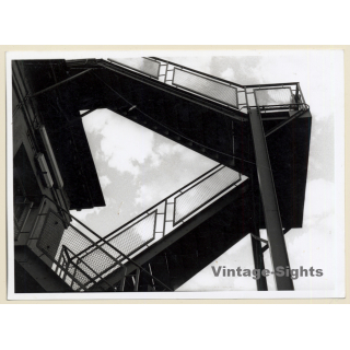 Tubize / Belgium: Forges de Clabecq *3 / Steelworks - External Staircase (Vintage Photo 1990s/2000s)