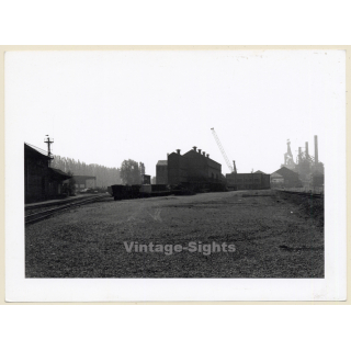 Tubize / Belgium: Forges de Clabecq *5 / Steelworks - Partial View (Vintage Photo 1990s/2000s)