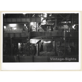 Tubize / Belgium: Forges de Clabecq *6 / Steelworks - Work Hall - Furnace (Vintage Photo 1990s/2000s)