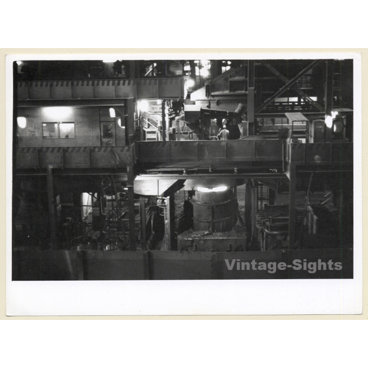 Tubize / Belgium: Forges de Clabecq *6 / Steelworks - Work Hall - Furnace (Vintage Photo 1990s/2000s)