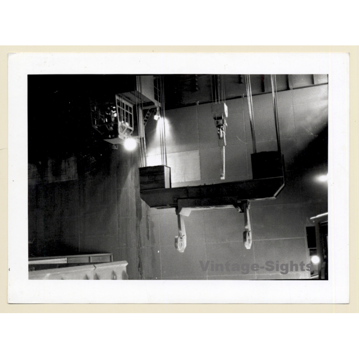 Tubize / Belgium: Forges de Clabecq *7 / Steelworks - Lifting Crane (Vintage Photo 1990s/2000s)