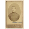 C. Stichaner / Ulm: Young Soldier In Uniform (Vintage CDV ~1890s/1900s)