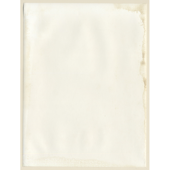 Erotic Study by Hubert Toyot: Natural Dark-Haired Nude*6 / Pensive (Large Vintage Photo 1950s/1960s)