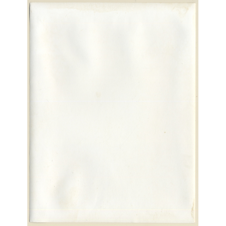 Erotic Study by Hubert Toyot: Natural Dark-Haired Nude*16 / Intense Look (Large Vintage Photo 1950s/1960s)