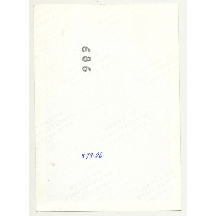 Pretty Brunette Bound To Chair / Lingerie - BDSM (Vintage Photo B/W 1950s/1960s)