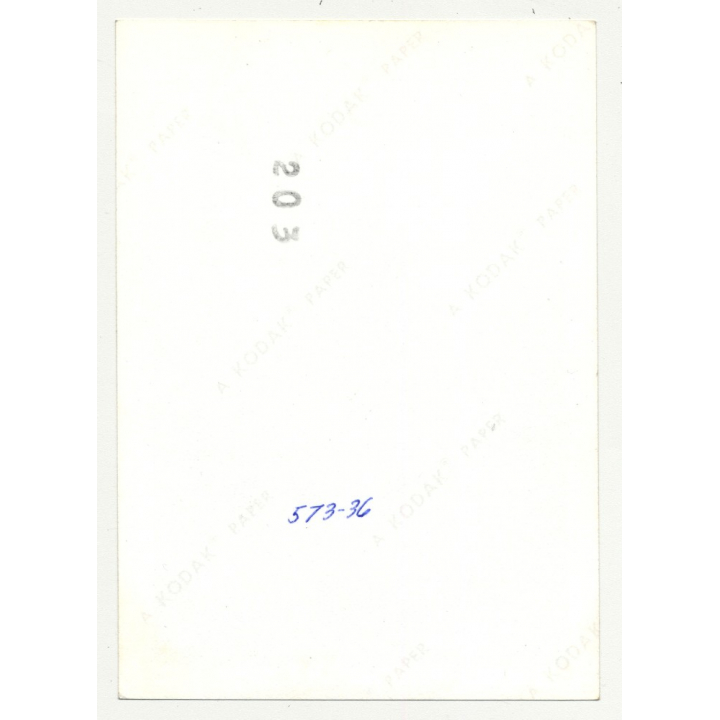 RV Of Brunette Tied To Door Frame / Whip - BDSM (Vintage Photo B/W 1950s/1960s)