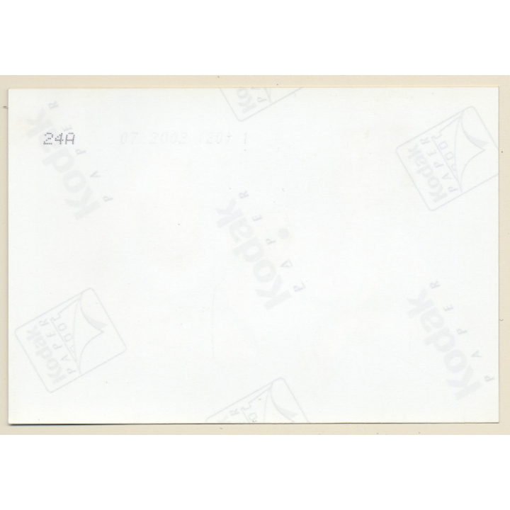 Erotic Study: Racy Longhaired Semi Nude Female*2 / Smiling (Vintage Photo ~1990s)