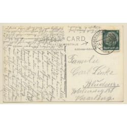Vienna / Austria: Stadt Wien Theater Abgebrannt 13. Mai 1908 (Vintage RPPC 1939)