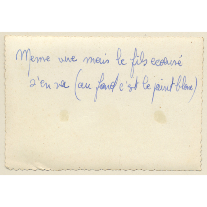 Liberia: Le Bac / Truck Convoy In Jungle (Vintage Photo ~1950s)