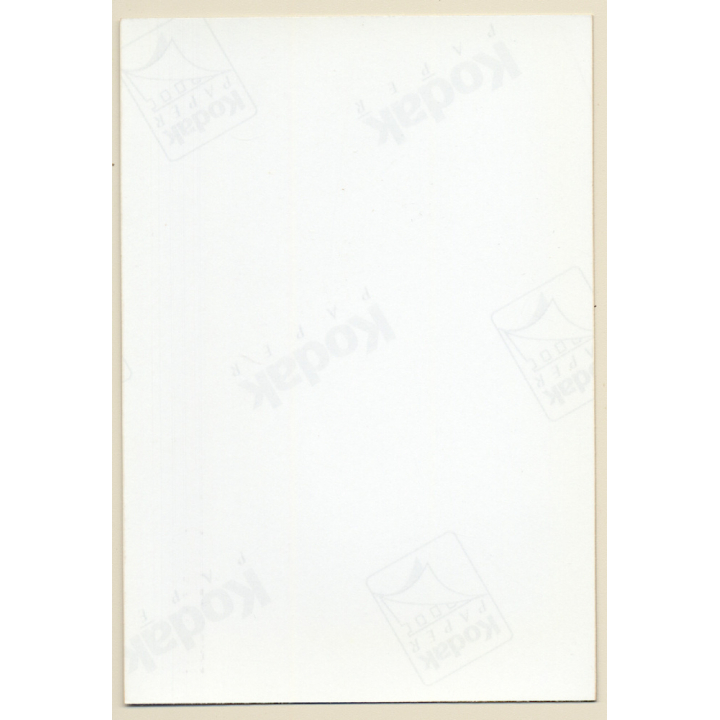 Erotic Study: Natural Brunette Nude Standing / Pensive (Vintage Photo ~1990s)