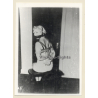 BDSM Study: Blonde Maid Tied Behind Her Back / Gag - Bondage (2nd Gen Photo ~1950s/1960s)
