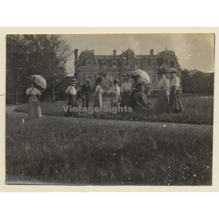 Martillac / Gironde: Château de L'Hermitage *3 / High Society (Vintage Photo ~1910s/1920s)