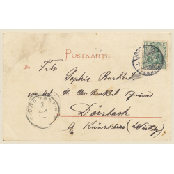 Gruss Vom Deutschen Rhein, Wo Unsere Reben Wachsen*2 (Vintage PC 1902)