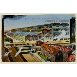 Essen: Krupp Werke - Mechanische Werkstatt (Vintage PC 1924)