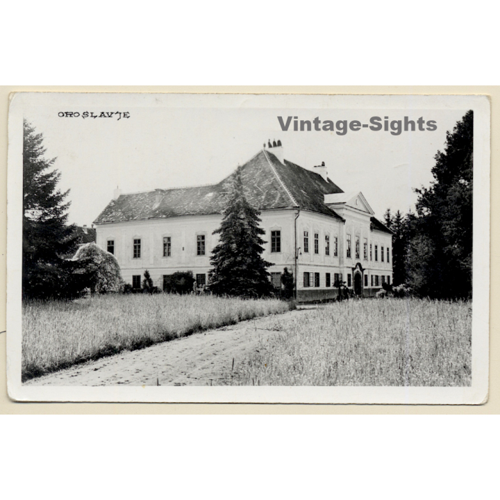 Croatia: Oroslavje Donje Castle  (Vintage RPPC 1941)