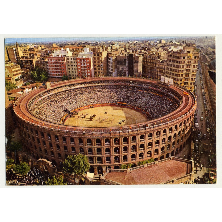 Plaza de Toros No 3 - Bullring - Valencia / Spain (Vintage Postcard)