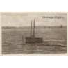 Deutsches Unterseeboot Beim Tauchen / U-Boot - WW1 (Vintage RPPC 1915)
