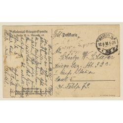 Germany - WW1: Ostafrika - Kolonial Krieger Spende (Vintage PC 1918)