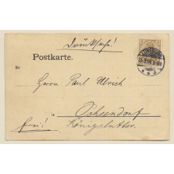 Studentica: Grufs Vom Bergfest / Willi Reineke  / Füchse (Vintage PC 1904)