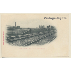Charleville: Voie Ferrée, Ligne D'Hirson (Vintage PC 1900s)