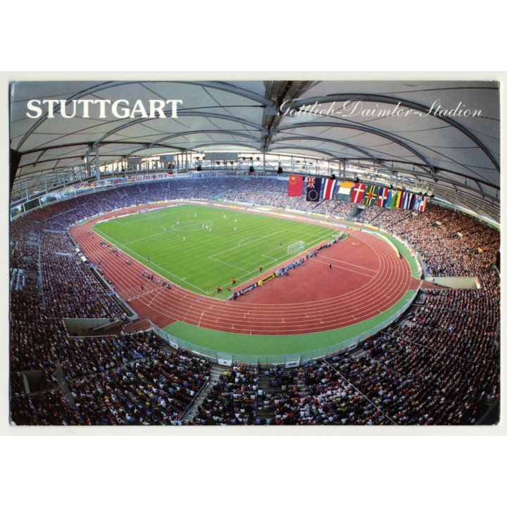 Gottlieb-Daimler-Stadion - Stuttgart / Germany (Vintage Postcard)