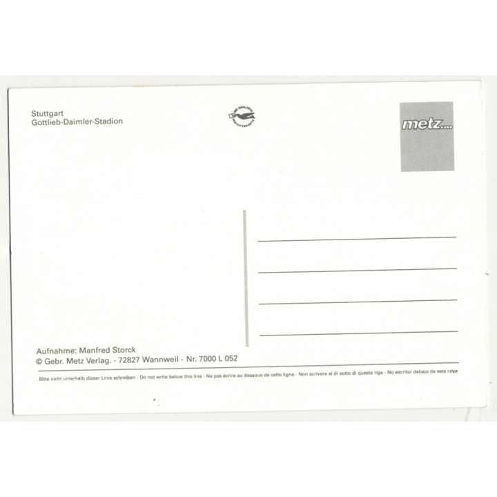 Gottlieb-Daimler-Stadion - Stuttgart *2 / Germany (Vintage Postcard)