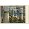 Constantinople - Istanbul / Turkey: Interior Mosque Sultan Ahmed / Hagia Sophia (Vintage PC ~1910s)
