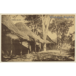 Elisabethville - Lubumbashi / Congo Belge: Maison D'Indigènes (Vintage PC ~1910s/1920s)
