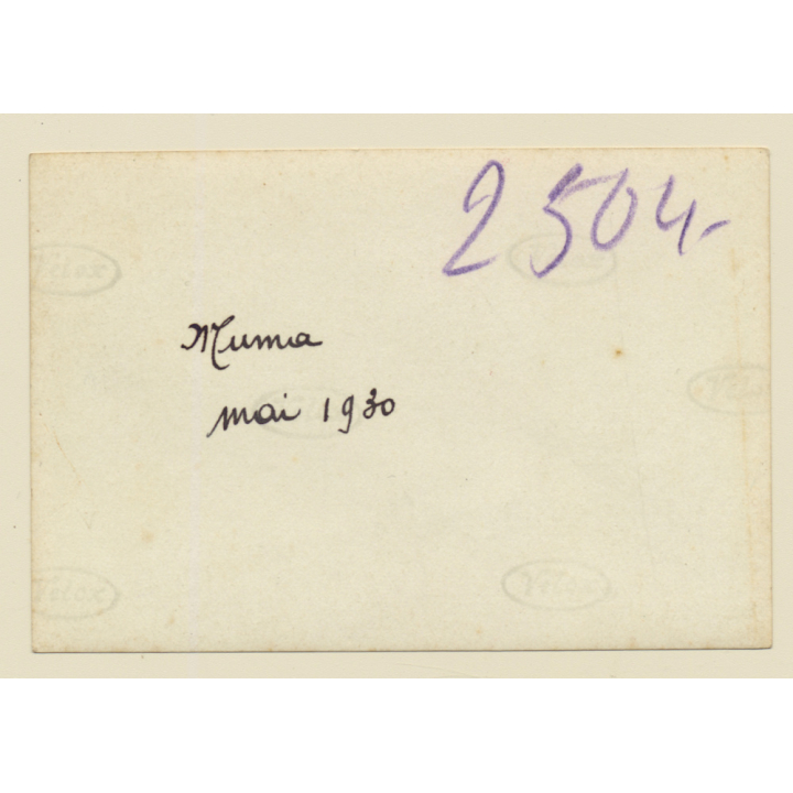 Muma / Congo Belge: Colonial Master In Front Of Truck & 2 Natives  (Vintage Photo 1930)