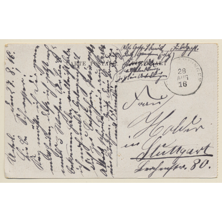 Belgium: Camp De Beverloo - Boulangerie Militaire (Vintage PC 1916)