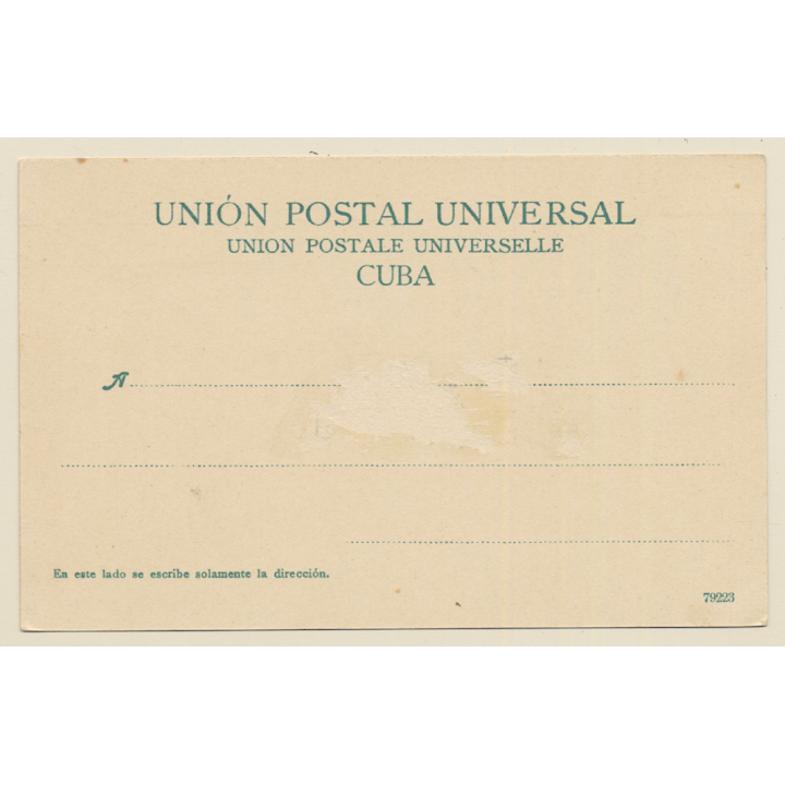 Santiago De Cuba: Calle Padre Picolo (Vintage PC 1900s)