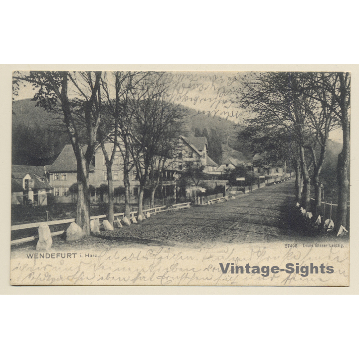 Wendefurt Im Harz: Street View (Vintage PC 1903)
